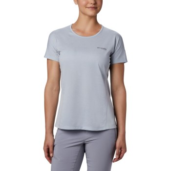 Columbia Irico Knit Short Sleeve, Camiseta Grises Para Mujer | 321067-KWP